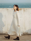 Gingham Lacy Ruffle Dress 