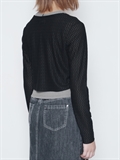 Sheer Knit Twin Set 