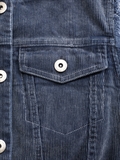 Snow Washed Corduroy Vest 