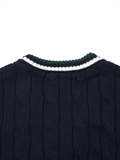  Embroidered Logo College Cardigan