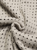 V-Neck Hole Knit Cardigan 