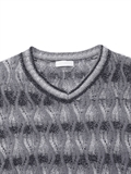 Gradient V Neck Sweater 