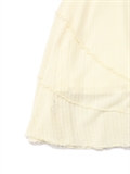  Lace Up Asymmetric Dress
