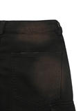  Washed Baggy Denim Shorts