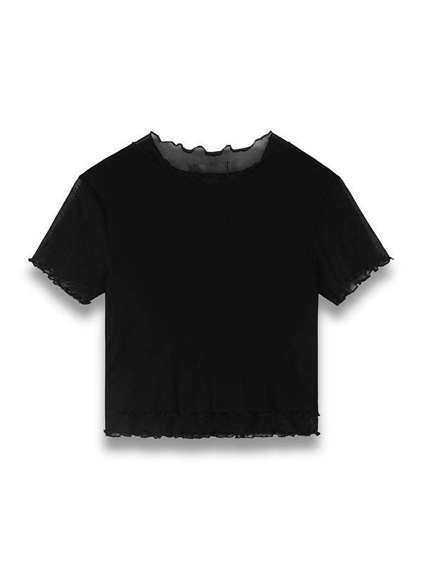 2in1 Mesh Print Tee