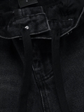  Washed Oversized Denim Shorts