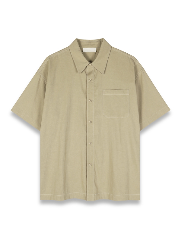 Contrast Stitch Shirts 