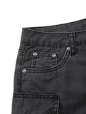  Strap Details Pocket Shorts
