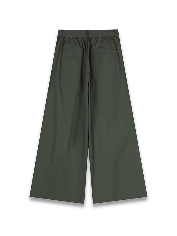 Belted Wide-leg Pants 