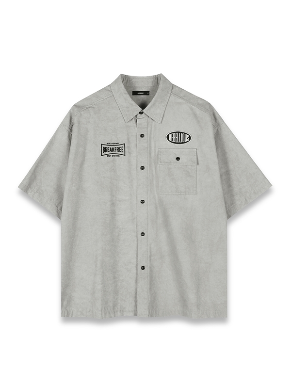 Embroidered Patch Shirts