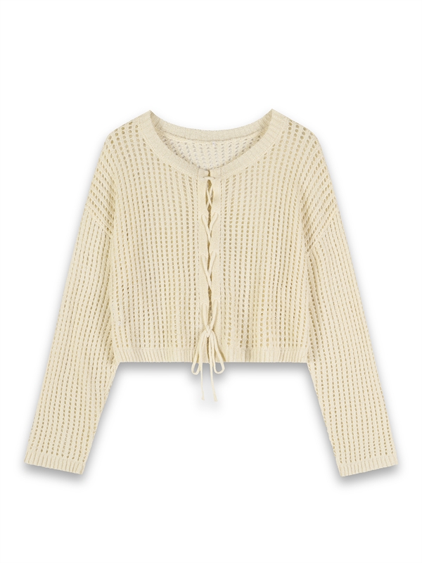 Tie Up 2-Way Knit Top