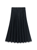 Lace Trimmed Midi Skirt 