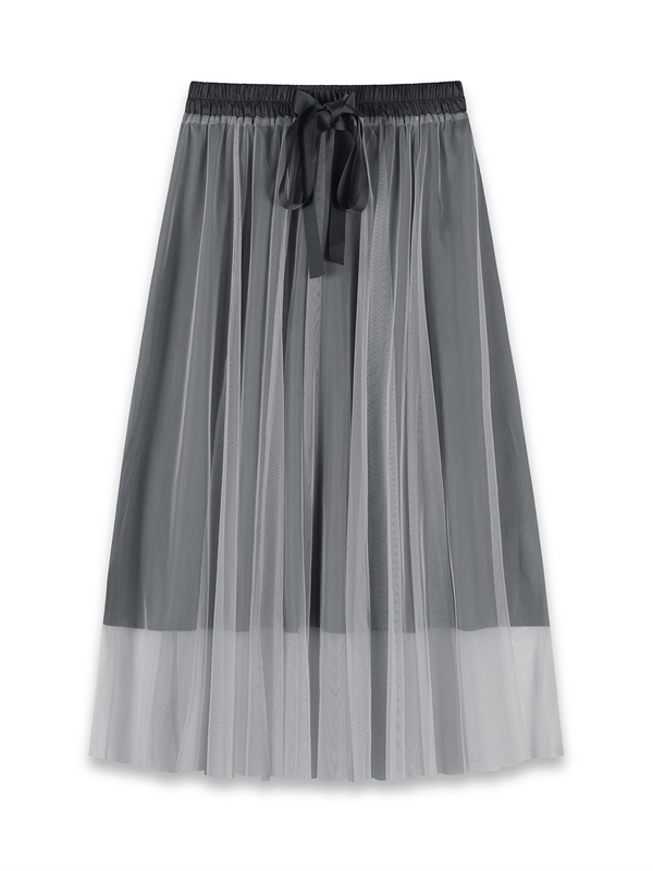 Mesh Midi Skirt 