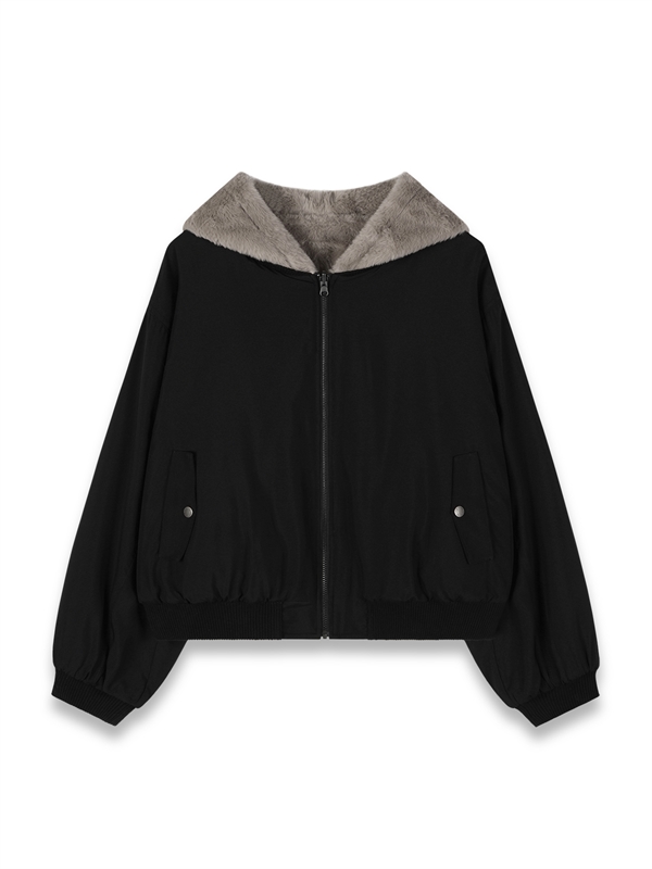 Reversible Faux Fur Jacket