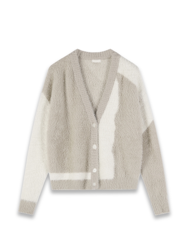 Color Block Cardigan
