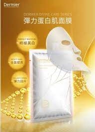 英國 Dermier Elastin Active Glow Face Mask 彈力蛋白肌面膜 一盒6塊