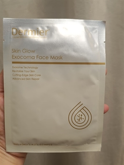 英國 Dermier Skin Glow Exocoma Face Mask 外泌體還幼面膜  1pcs
