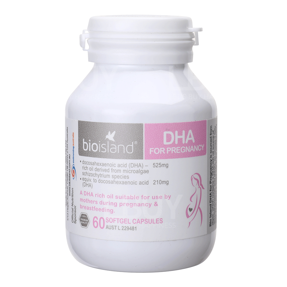 BIO ISLAND 孕妇海藻油DHA 60粒