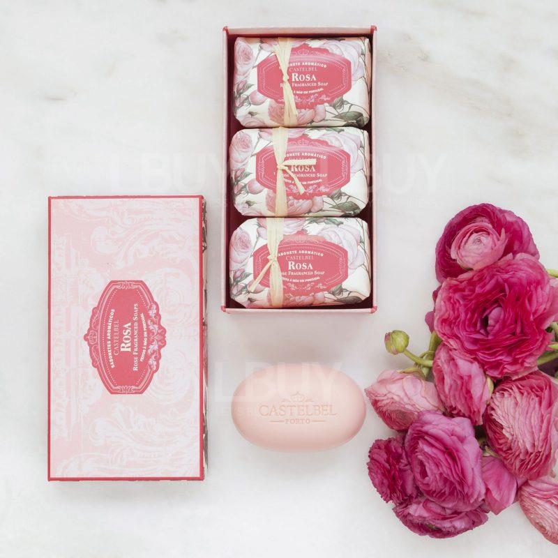 Ambiente Rose 香皂套裝 3x150g