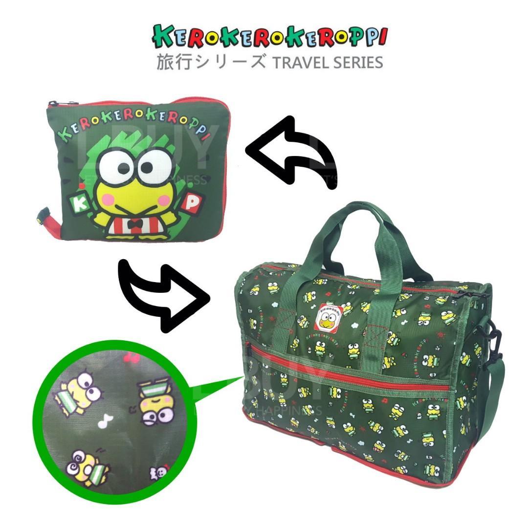 KEROKEROKEROPPI FOLDABLE TRAVEL BAG
