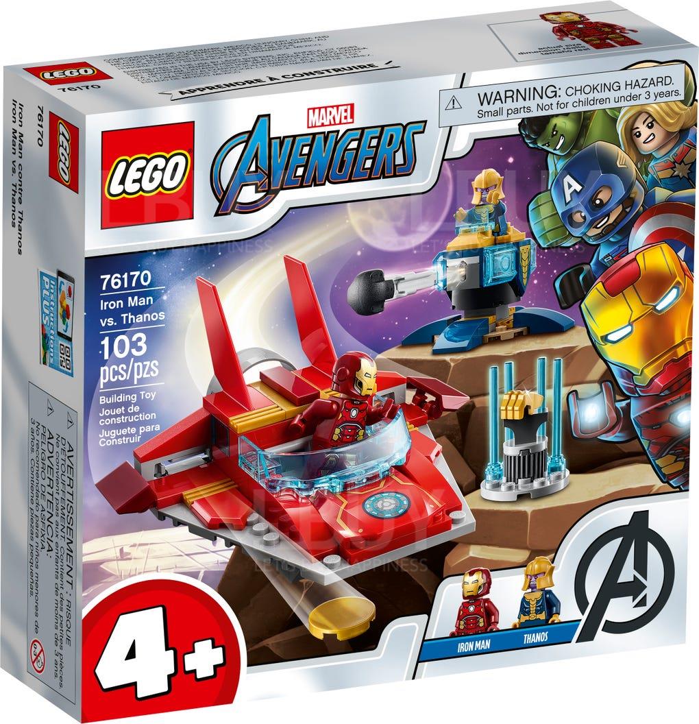 LEGO Marvel 漫威 76170 Iron Man vs Thanos 7+