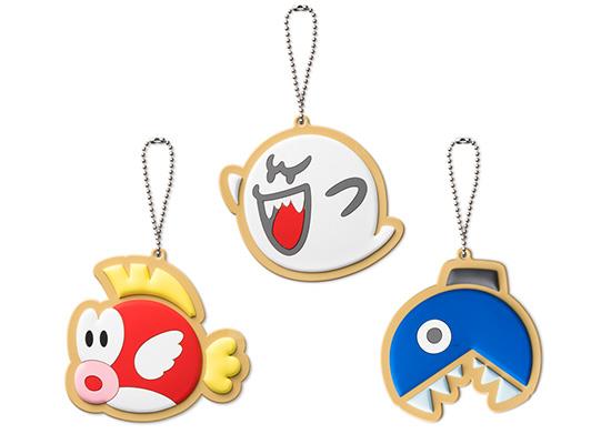 超级玛利欧　Home&Party　橡胶吊饰（害羞幽灵/泡泡鱼/汪汪）
