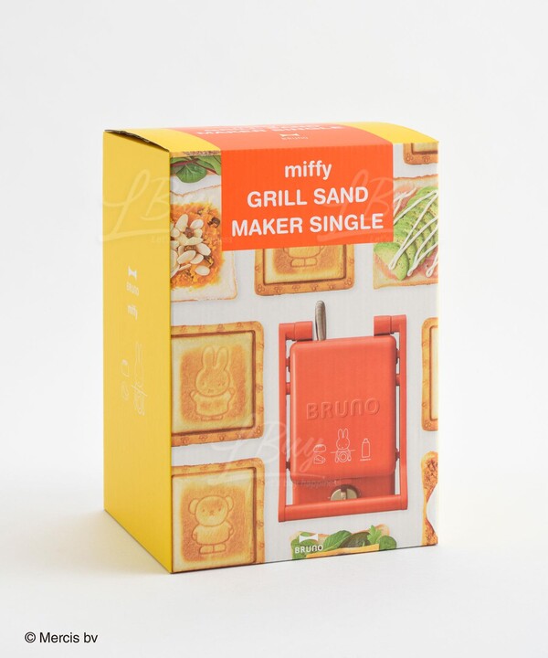 【新品未使用】miffy GRILL SAND MAKER SINGLE BRUNO miffy grill sand maker single bruna red | eBay