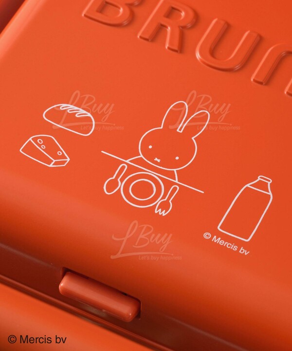 【新品未使用】miffy GRILL SAND MAKER SINGLE Bruno BOE088-BRR Miffy Single Grill Sandwich Maker | YOHO