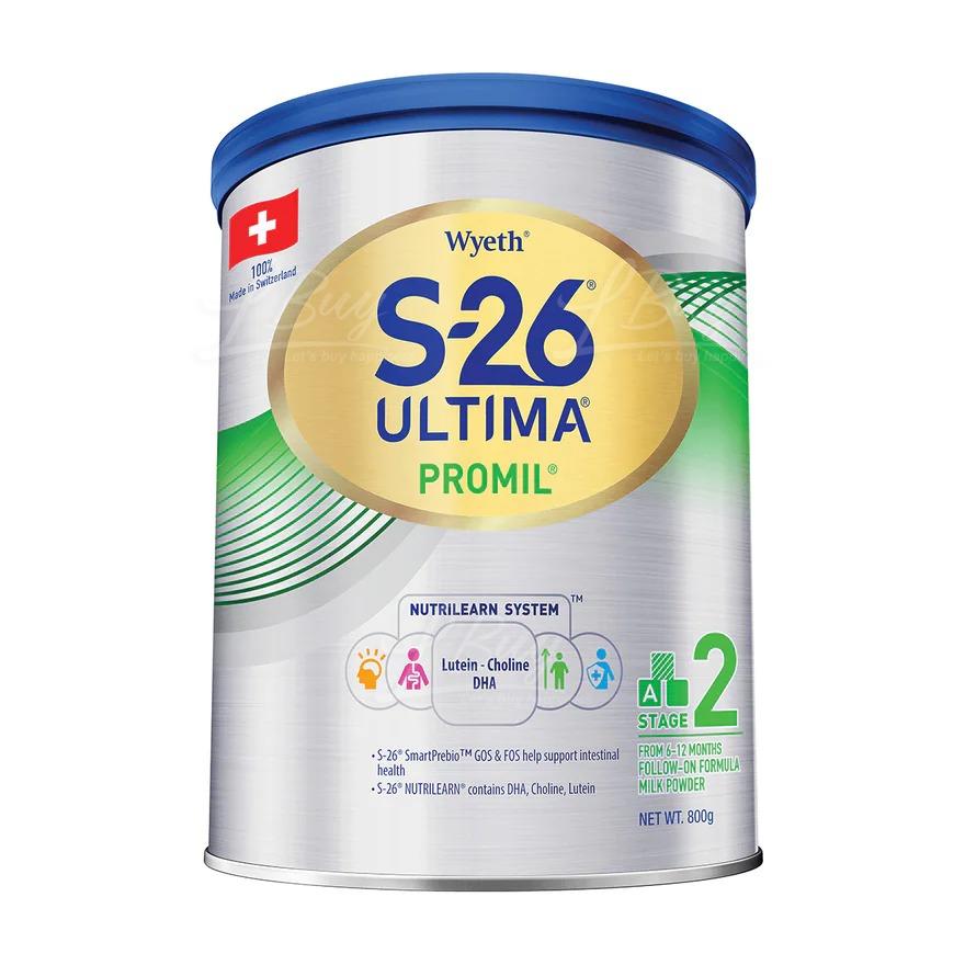 S-26 ULTIMA (2號)較大嬰兒配方奶粉 (800G)