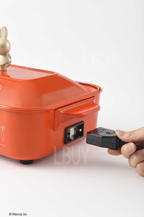 BRUNO-BRUNO X Miffy Compact Hot Plate - Bruna Red