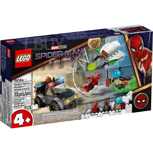 LEGO 76184 Marvel 漫威 蜘蛛侠与神秘客的无人机攻击 4+