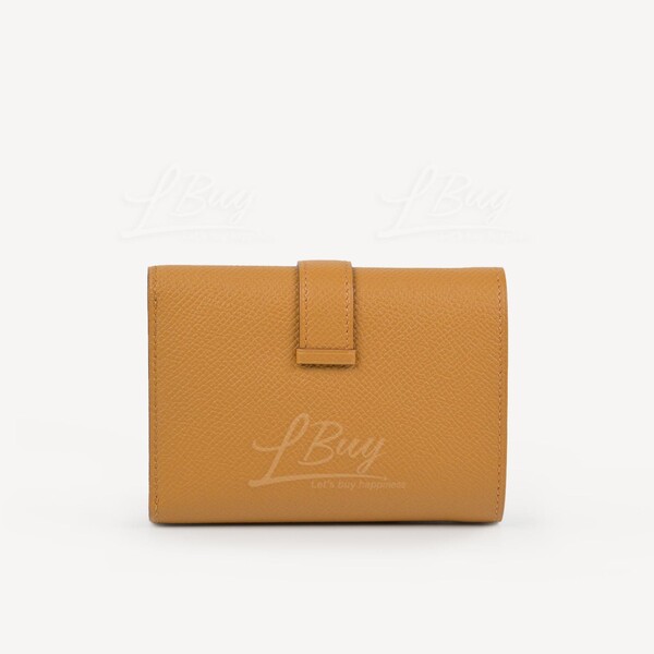 Hermès-Hermes Bearn Compact Verso Wallet Sesame and Bleu Hermès-Hermes Bearn Compact Verso Wallet Sesame and Bleu