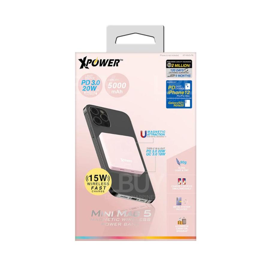 Xpower MM5 5000mAh Mag 5 - Pink