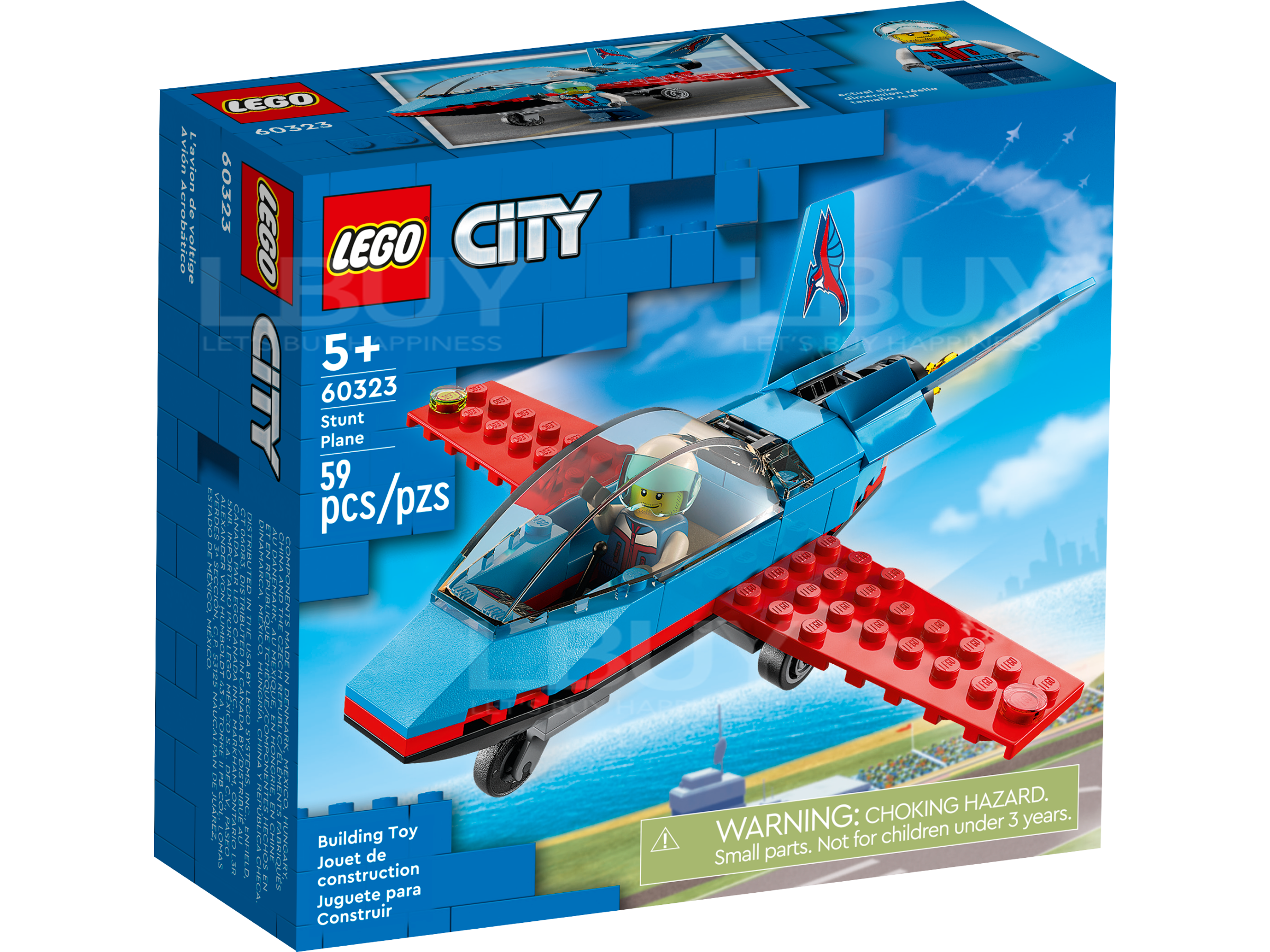 LEGO 60323 City 城市系列特技飛機 5+