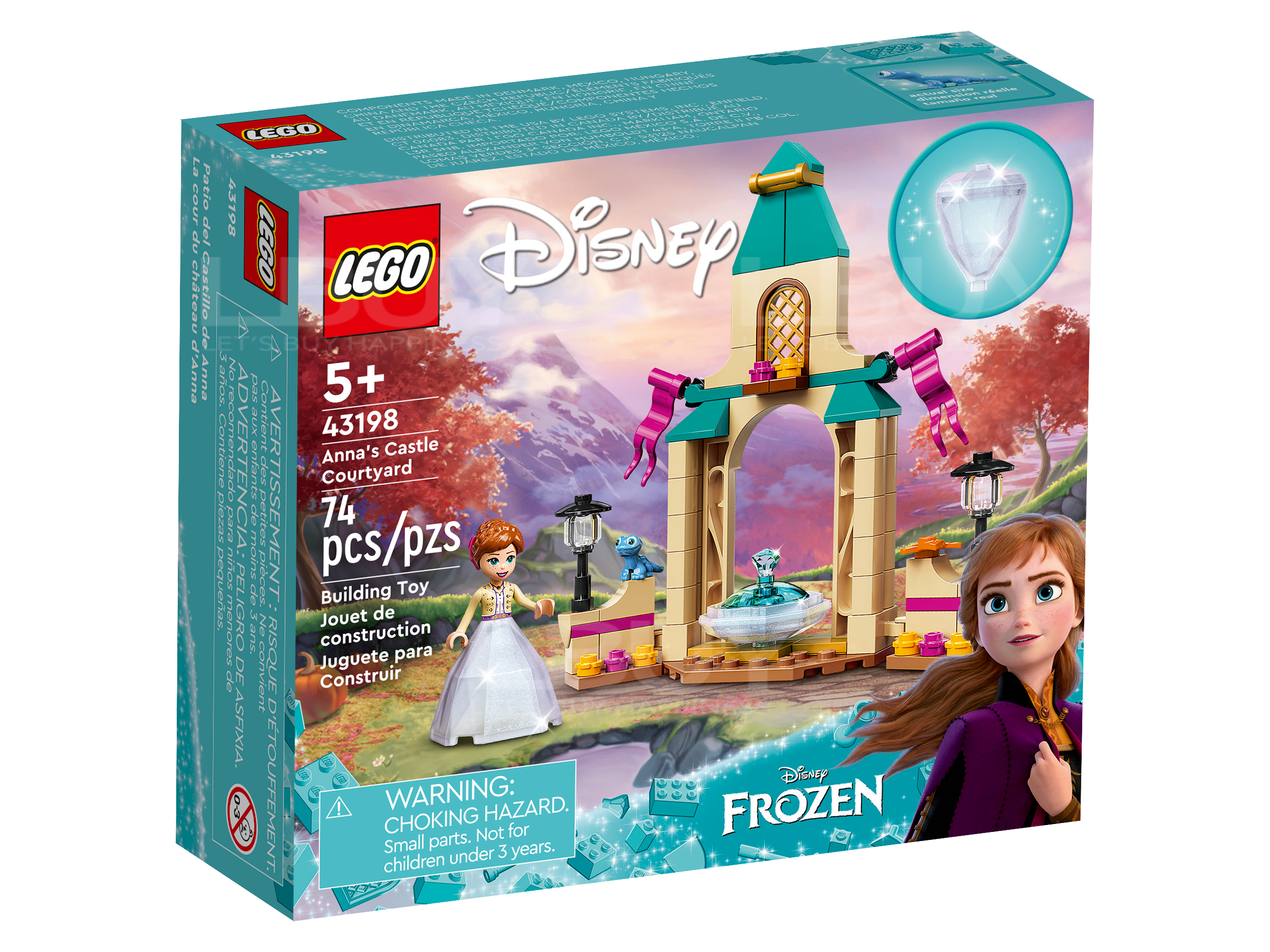 LEGO 43198 Disney Anna's Castle Courtyard(Frozen, Disney Princess) 5+