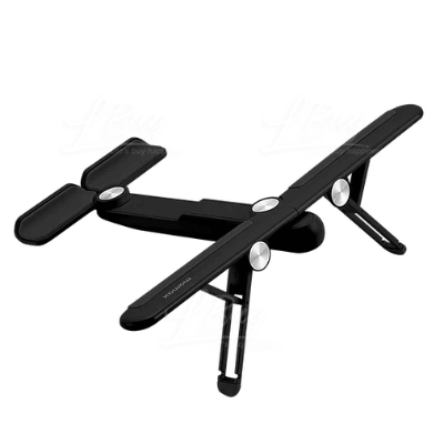 Fold Stand Portable Tablet & Laptop Stand - Black