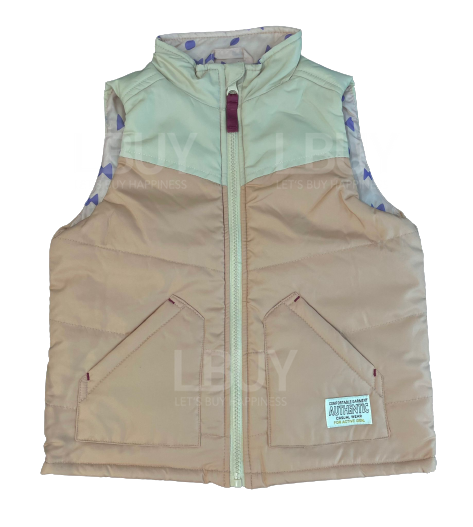 SHOO・LA・RUE 粉红色中棉背心 (尺码:100-140)