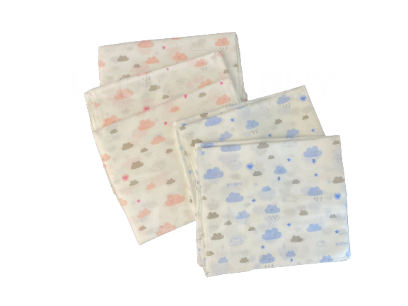 Baby and I 韓國製 雲態萬千純棉大紗巾 5條裝