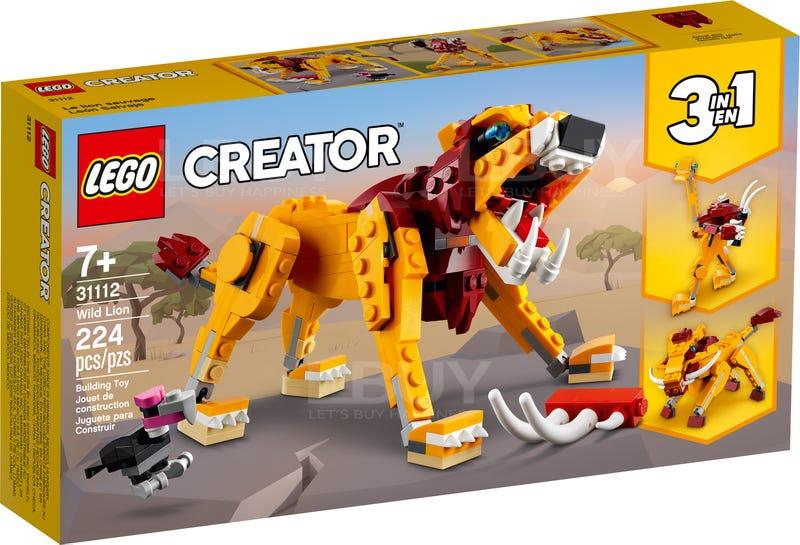 LEGO 31112 Wild Lion 野性雄獅(Creator 3in1) 7+