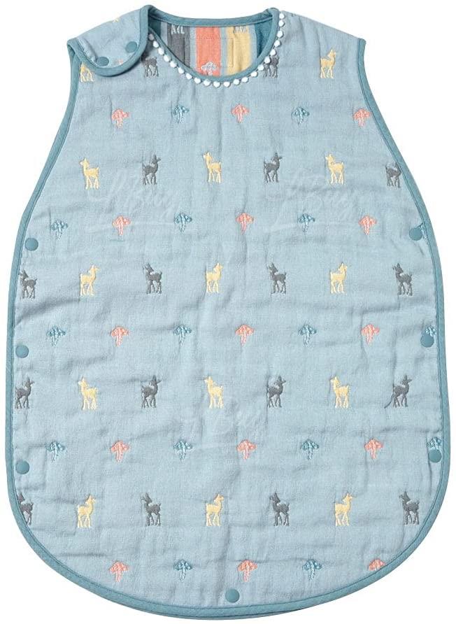 Hoppetta Amelie Deer Pattern Six-Fold Anti-Kick Sleeping Bag (2-7Y)