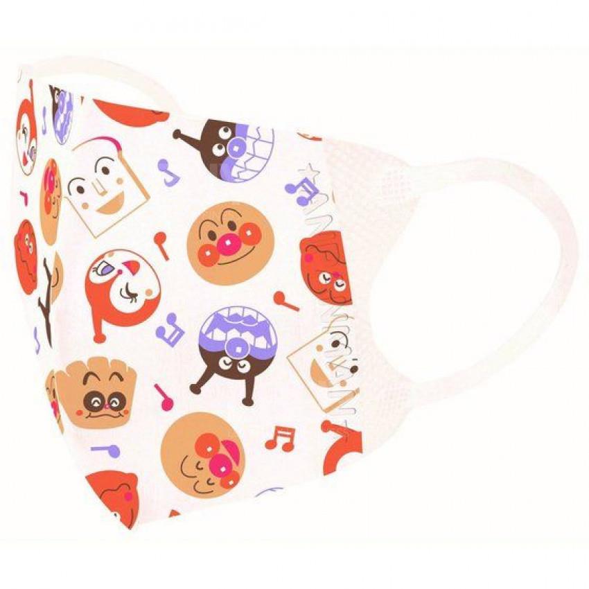 麵包超人 幼童立體口罩 2-4歲 5片 音符圖案