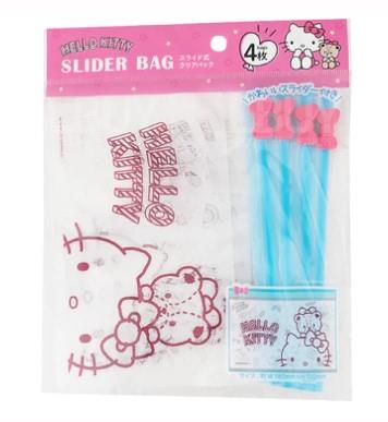 Hello Kitty 拉鍊袋 收納袋 (4個裝)