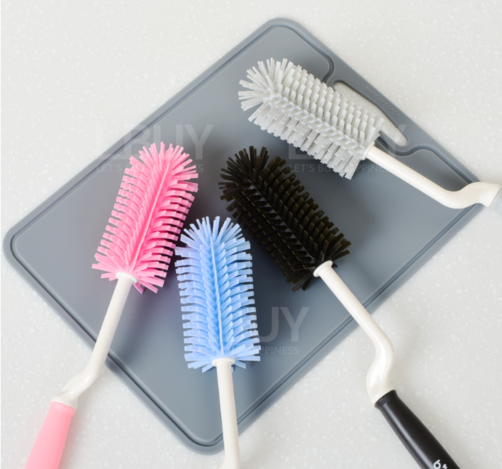 Silicone Bubble Bottle Brush Set (with Teat Brush)