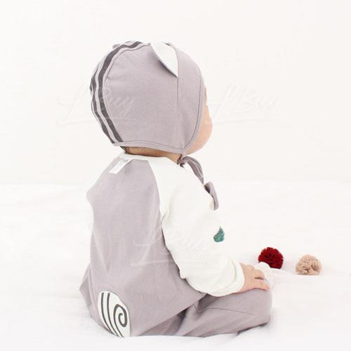 Snap-Up Romper-Cute Squirrel (Spring/Fall)