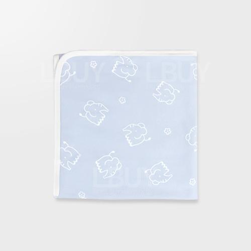 Newborn Swaddle Blanket-Flowery Elephant (Spring/Fall)