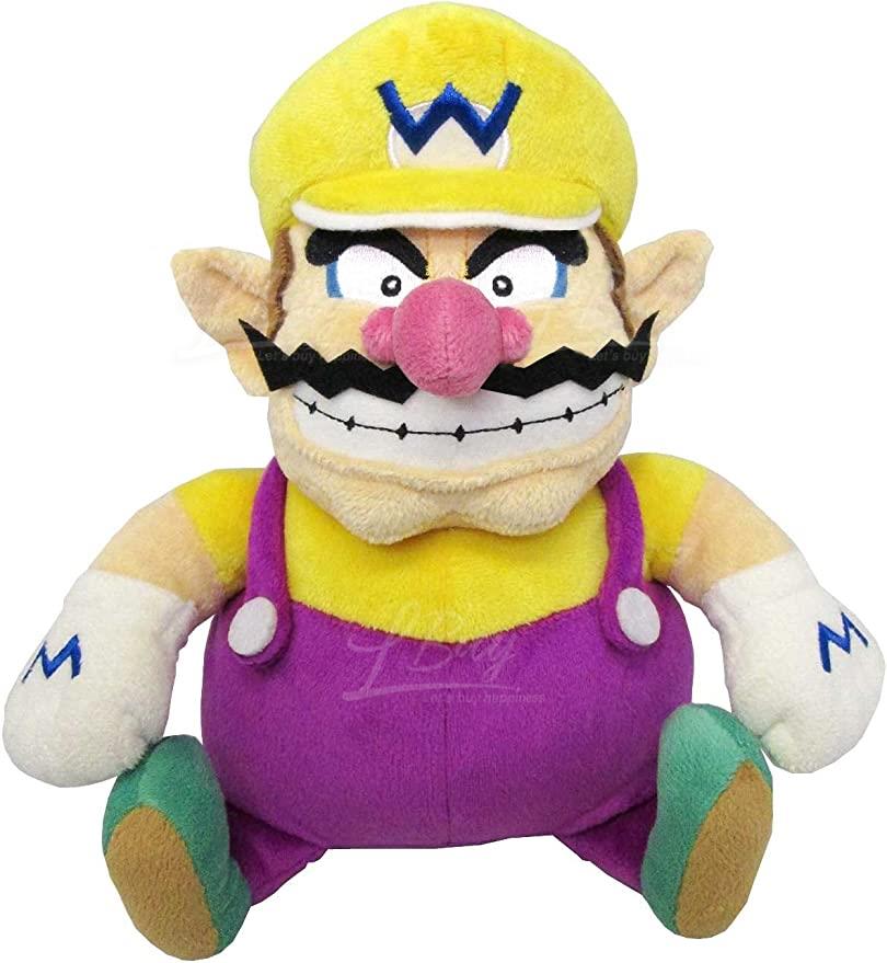 Super Mario系列瓦里奧Wario毛公仔 25cm