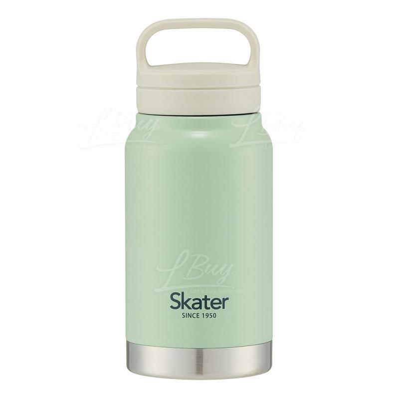 Skater 绿色便携不锈钢保温水壶350ml