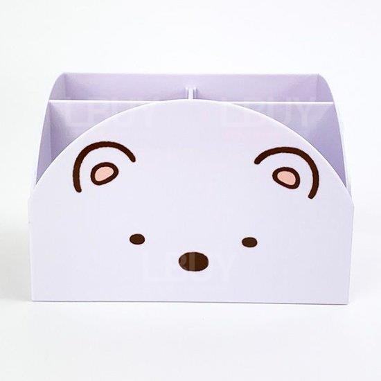 角落生物筆筒收納筒 白熊