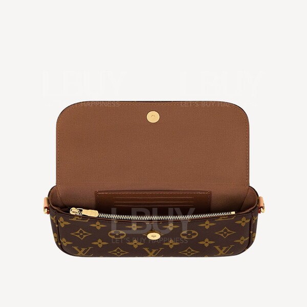 (es)Louis Vuitton M81911ウォレット オン チェーン Louis Vuitton Pochette Monogram Wallet on Chain Ivy M81911 Brown 2