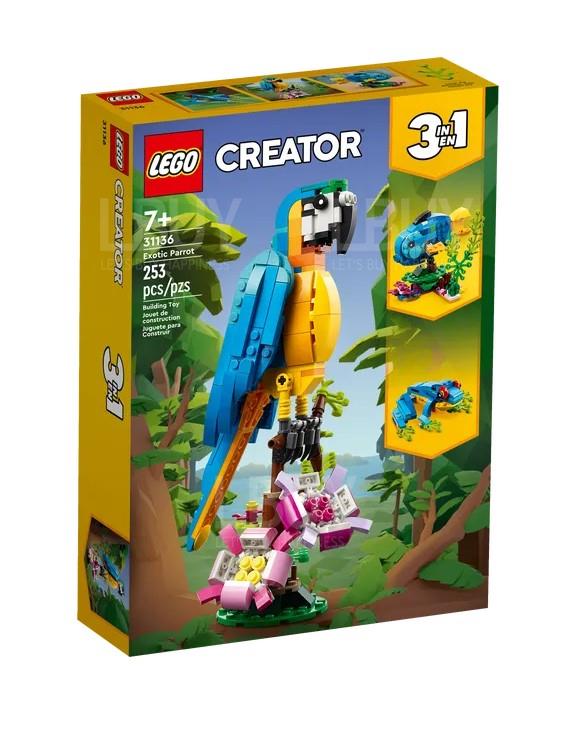 LEGO 31136 Creator 3 in 1 Exotic Parrot 7+